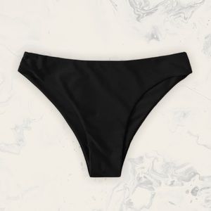 Solid Black Swimming Bottoms
